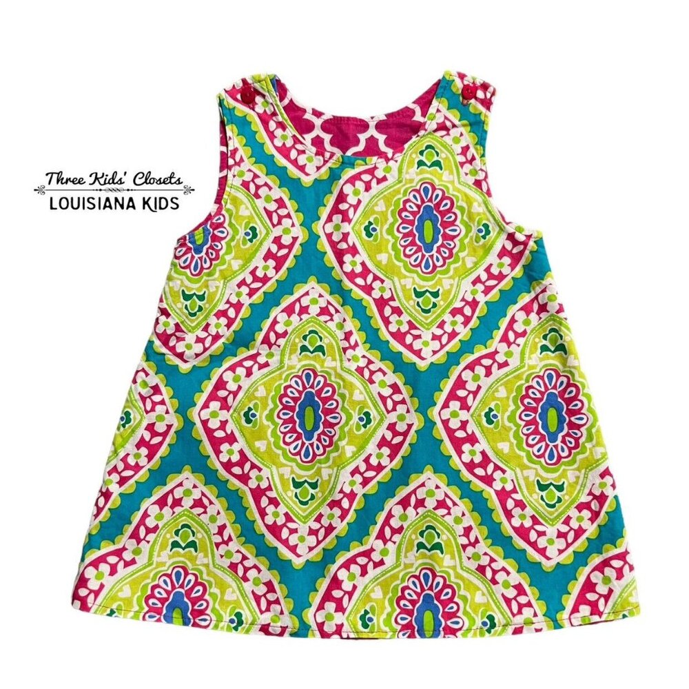 Reversible 12m Vibrant Colorful Jumper Dress
